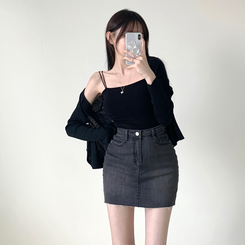 미니 스커트 모델 착용 이미지-S1L8