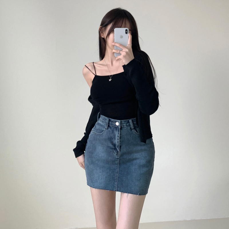 미니 스커트 모델 착용 이미지-S1L17