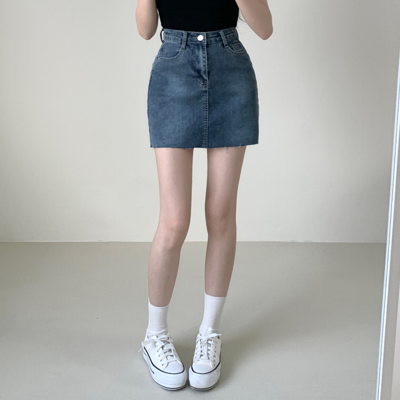 미니 스커트 모델 착용 이미지-S1L21