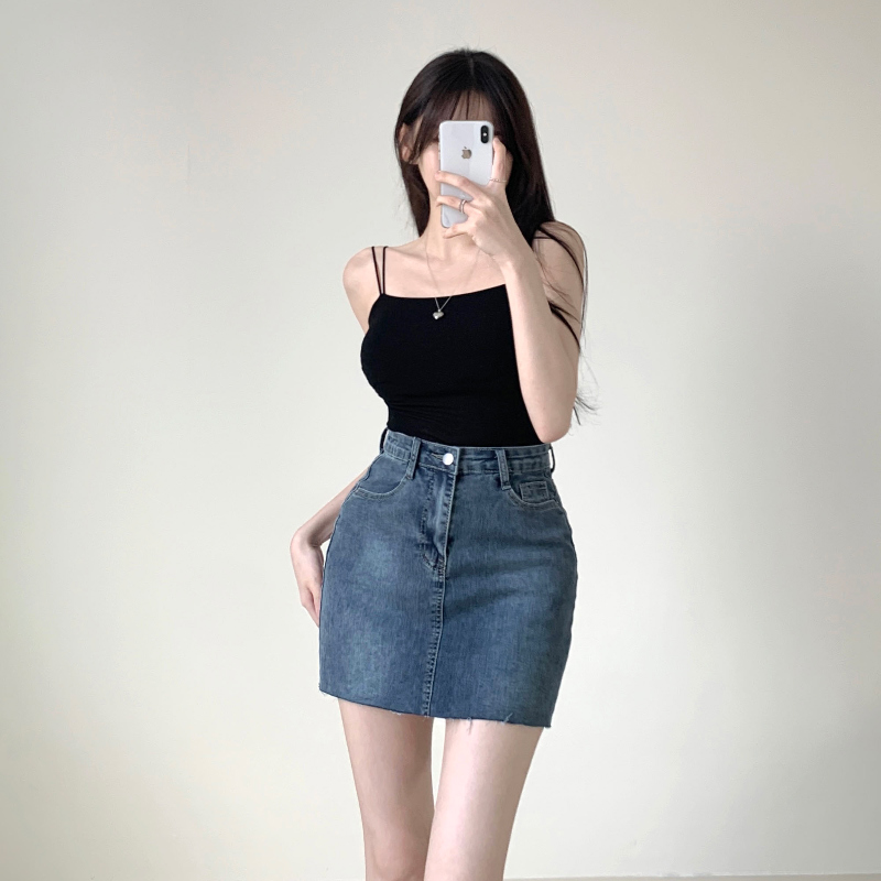 미니 스커트 모델 착용 이미지-S1L16