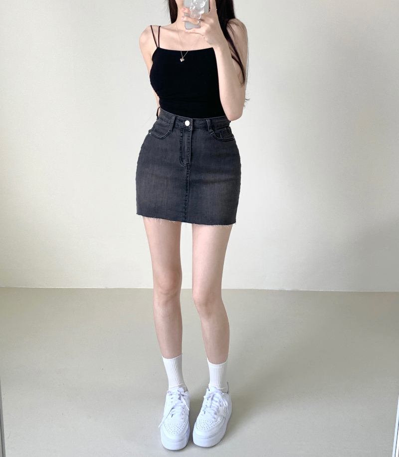미니 스커트 모델 착용 이미지-S1L10