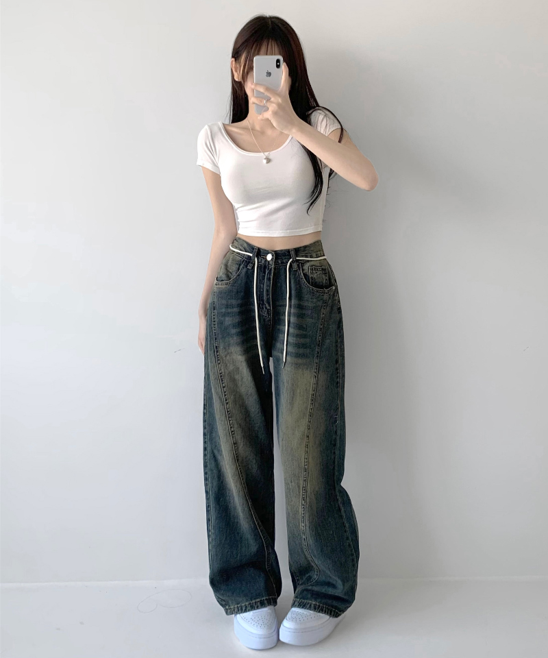 바지 모델 착용 이미지-S1L16