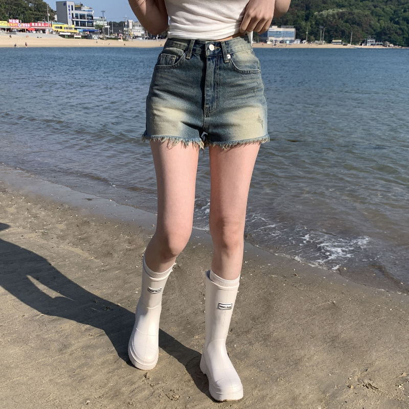 ❀noriピーページです。ふわかるパンツ。ショートパンツ❀ ラッシュショートパンツ [BORDER /2色] – muta Online Store