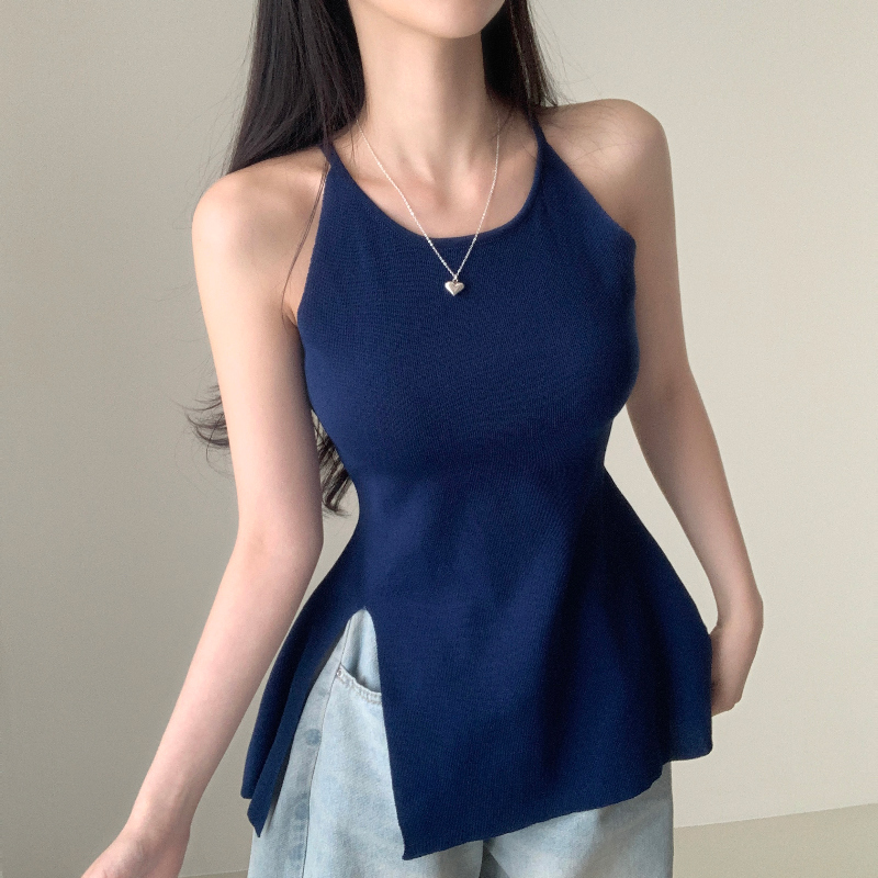 민소매 모델 착용 이미지-S1L5