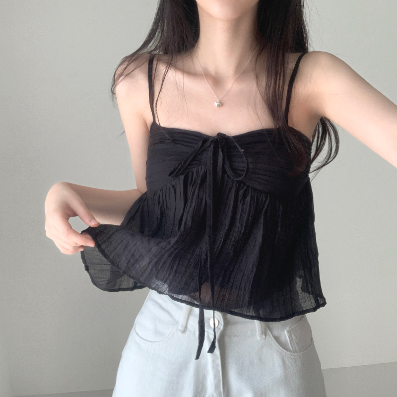 민소매 모델 착용 이미지-S1L26