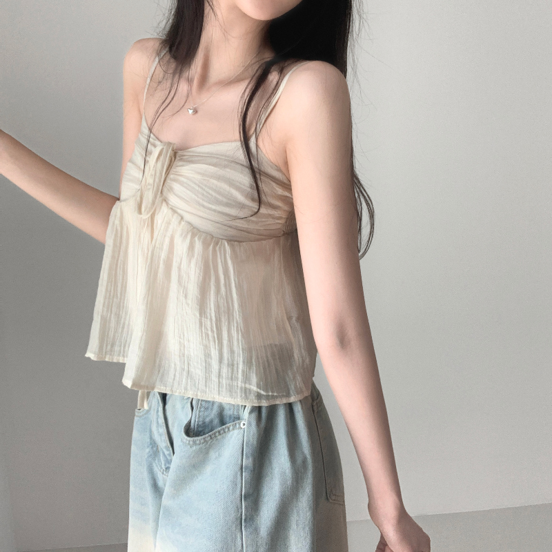 민소매 모델 착용 이미지-S1L6