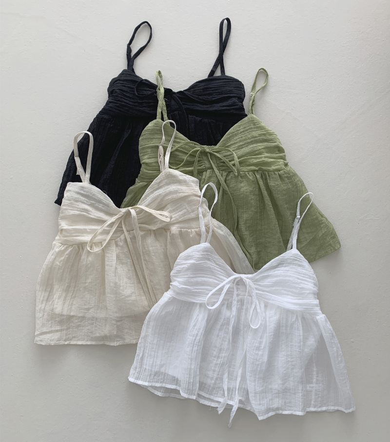 민소매 카키 색상 이미지-S1L29