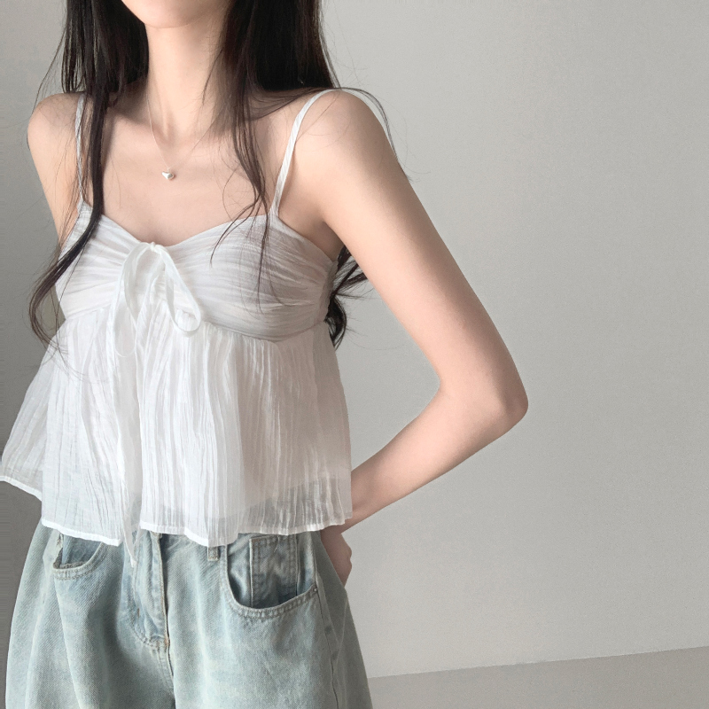 민소매 모델 착용 이미지-S1L11