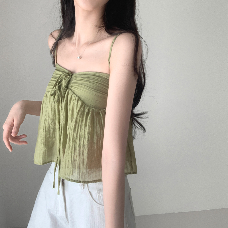 민소매 모델 착용 이미지-S1L17