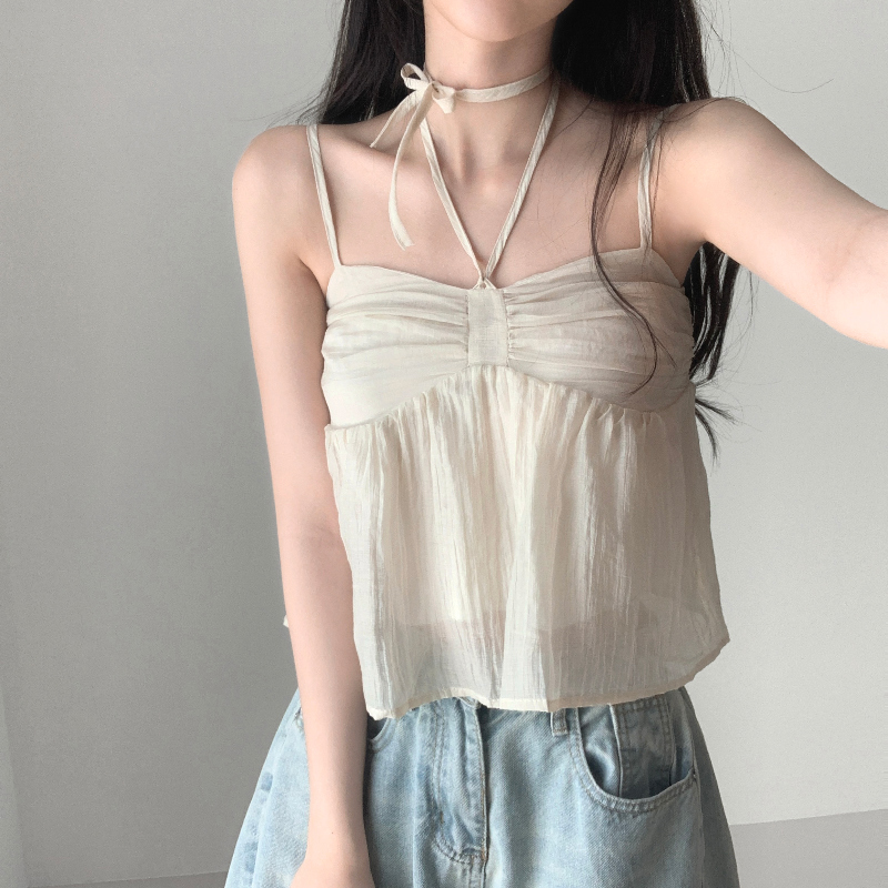 민소매 모델 착용 이미지-S1L3