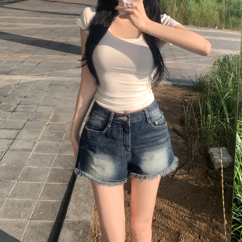 반팔 티셔츠 모델 착용 이미지-S1L16