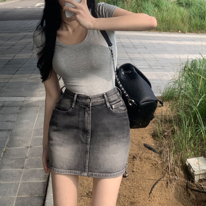 미니 스커트 모델 착용 이미지-S1L23