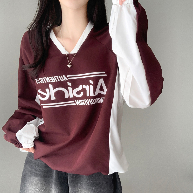 긴팔 티셔츠 모델 착용 이미지-S1L14