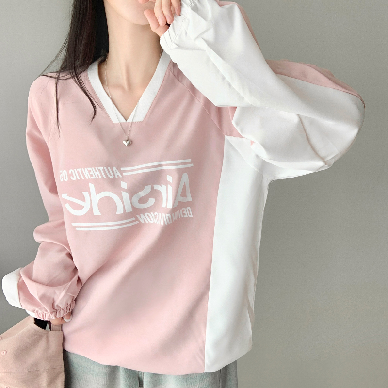 긴팔 티셔츠 모델 착용 이미지-S1L6