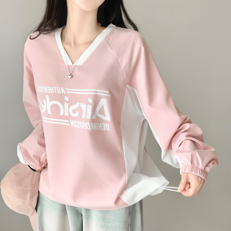 긴팔 티셔츠 모델 착용 이미지-S1L7