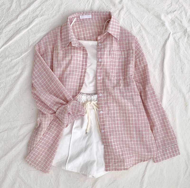 블라우스 베이비핑크 색상 이미지-S1L20