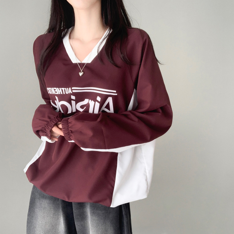 긴팔 티셔츠 모델 착용 이미지-S1L13