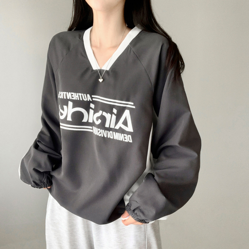 긴팔 티셔츠 모델 착용 이미지-S1L16