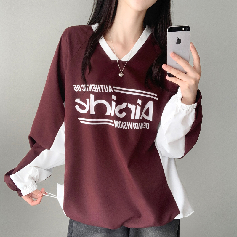 긴팔 티셔츠 모델 착용 이미지-S1L11