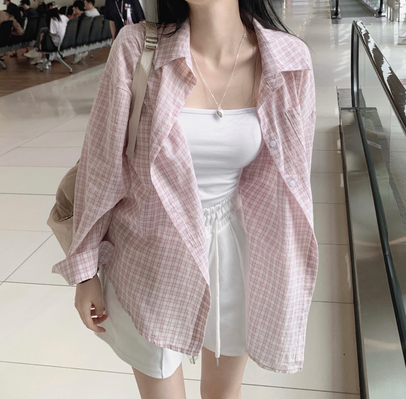 블라우스 모델 착용 이미지-S1L18