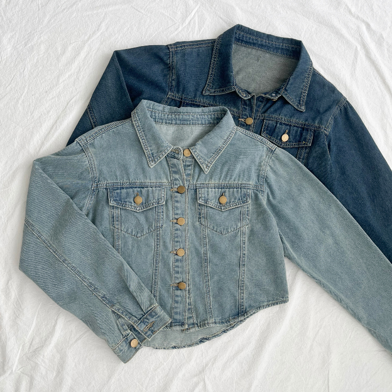 BLUE×PALANG クロップドデニムジャケット クロップドデニムジャケット | ファッション通販サイト NUGU