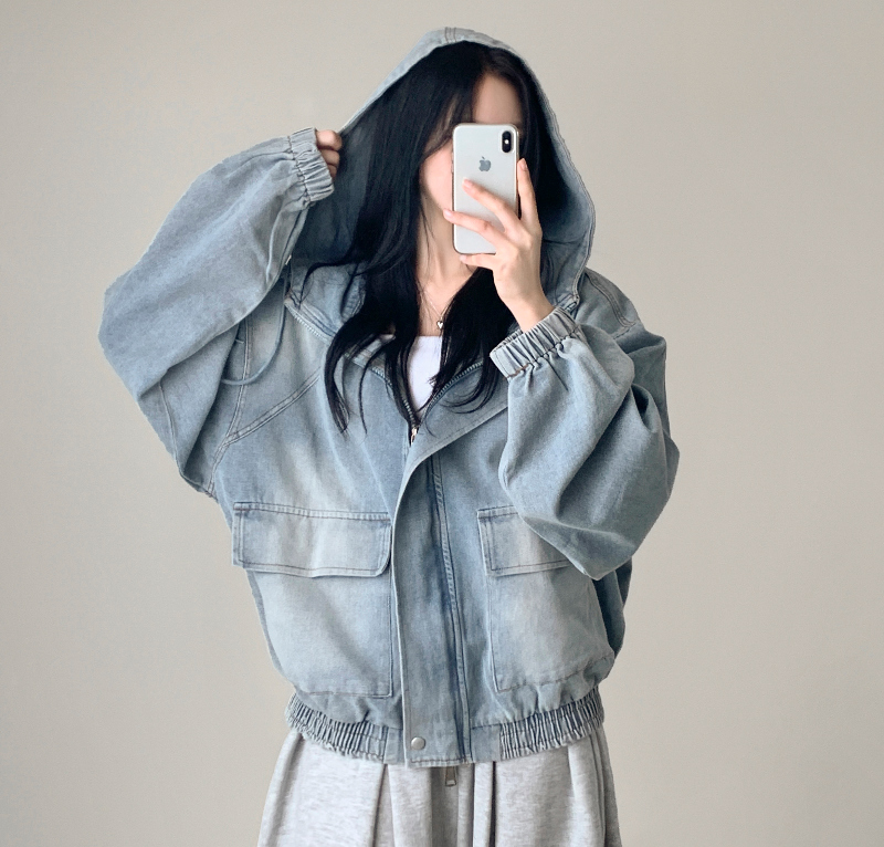 【美品】ノーティカ デニム ブルゾン パーカー オーバーサイズ M NAUTICA/ノーティカ」から13.5ozオンスデニムを使用したジップ