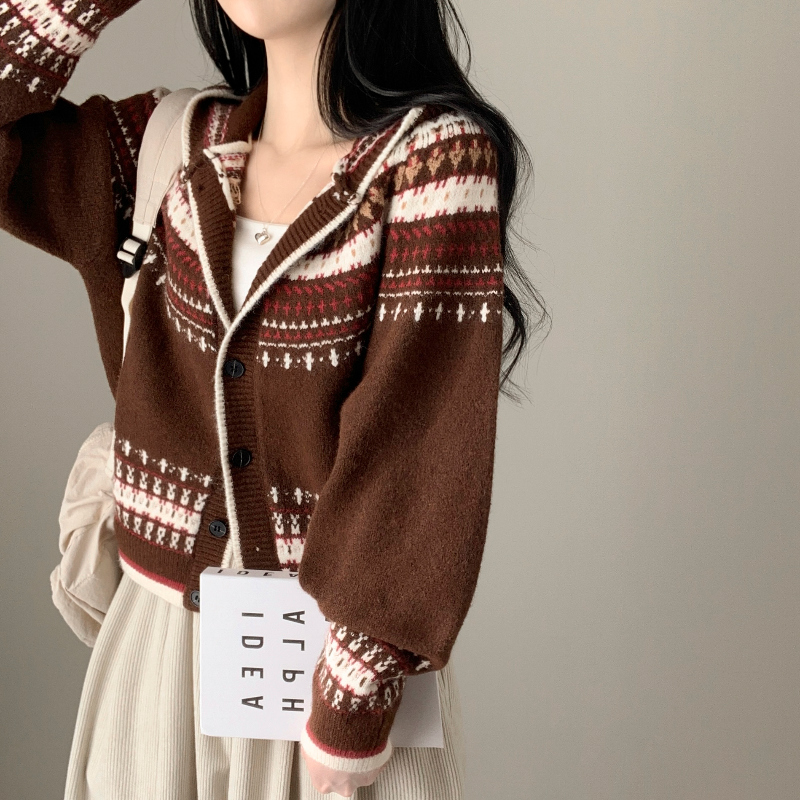 카디건 모델 착용 이미지-S1L17