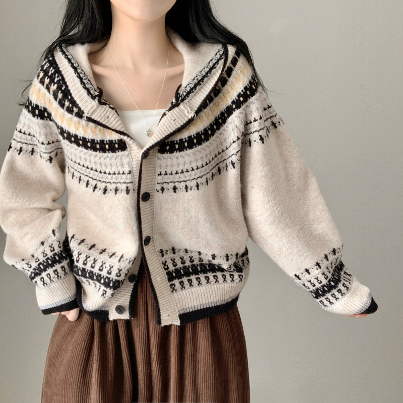 카디건 모델 착용 이미지-S1L8