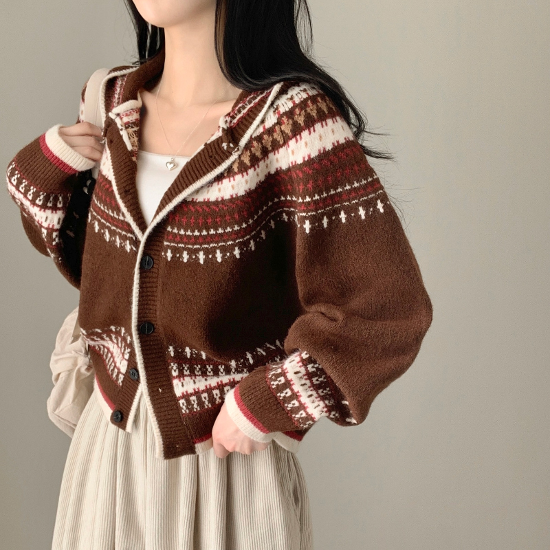 카디건 모델 착용 이미지-S1L14