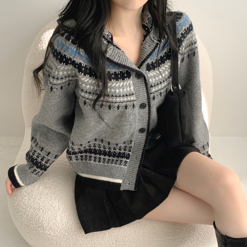 카디건 모델 착용 이미지-S1L22