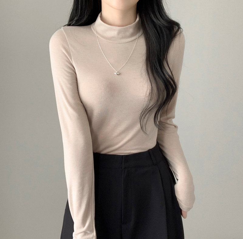 긴팔 티셔츠 모델 착용 이미지-S1L24