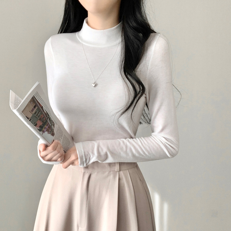 긴팔 티셔츠 모델 착용 이미지-S1L6