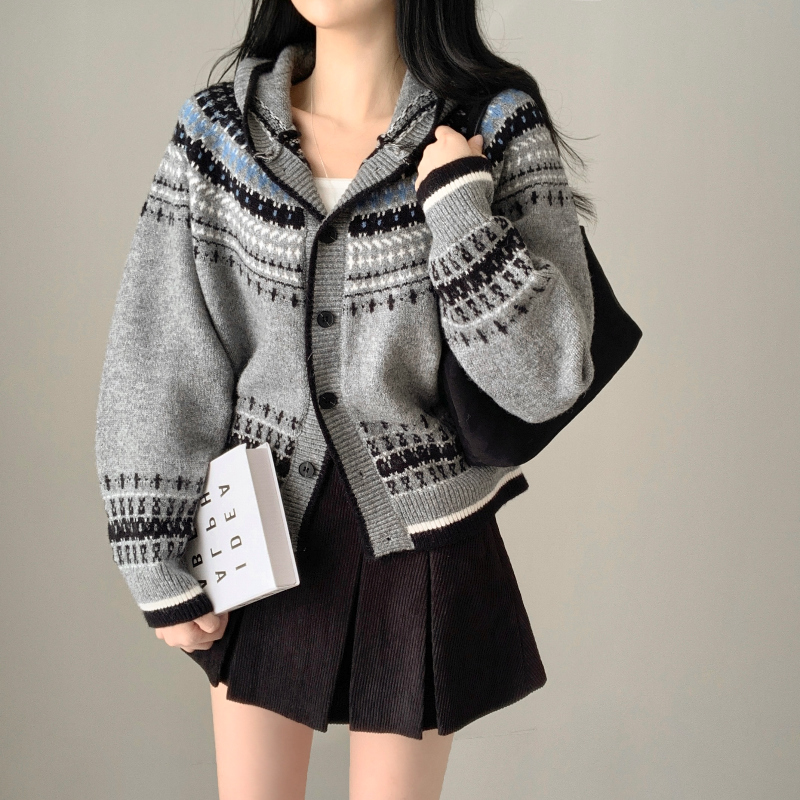 카디건 모델 착용 이미지-S1L21