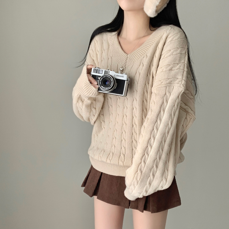 긴팔 티셔츠 모델 착용 이미지-S1L17