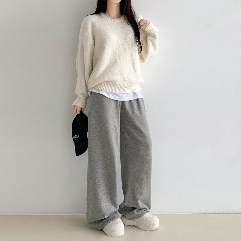 긴팔 티셔츠 모델 착용 이미지-S3L40