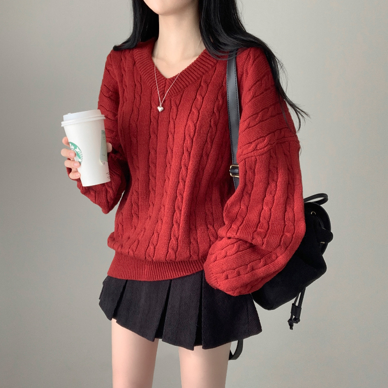 긴팔 티셔츠 모델 착용 이미지-S1L5