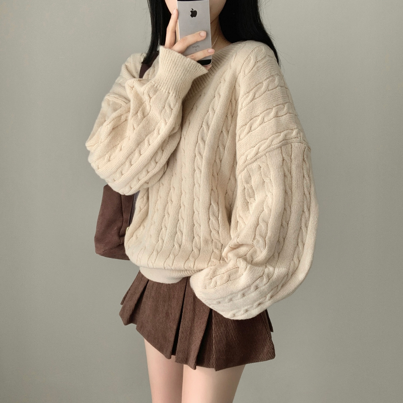 긴팔 티셔츠 모델 착용 이미지-S1L16