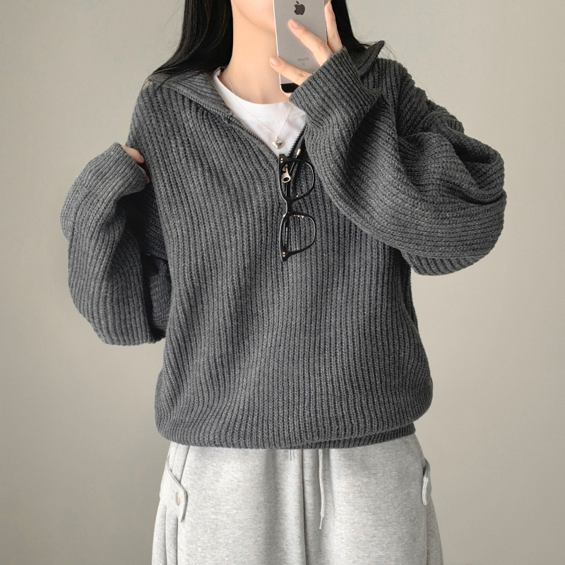 긴팔 티셔츠 모델 착용 이미지-S1L13