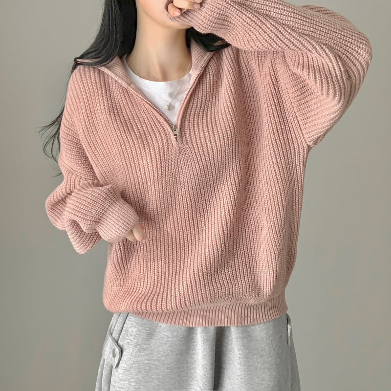 긴팔 티셔츠 모델 착용 이미지-S1L26