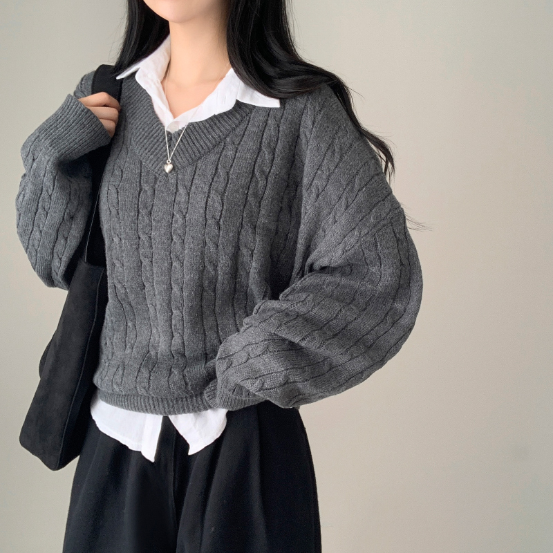 긴팔 티셔츠 모델 착용 이미지-S1L26