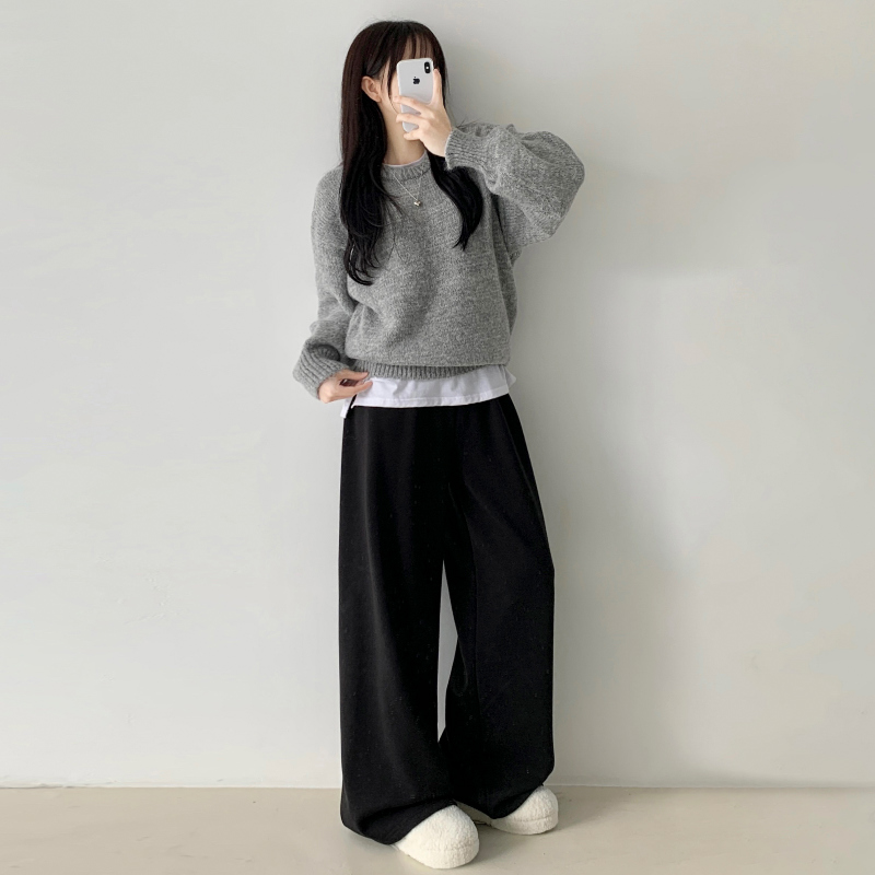 긴팔 티셔츠 모델 착용 이미지-S3L21