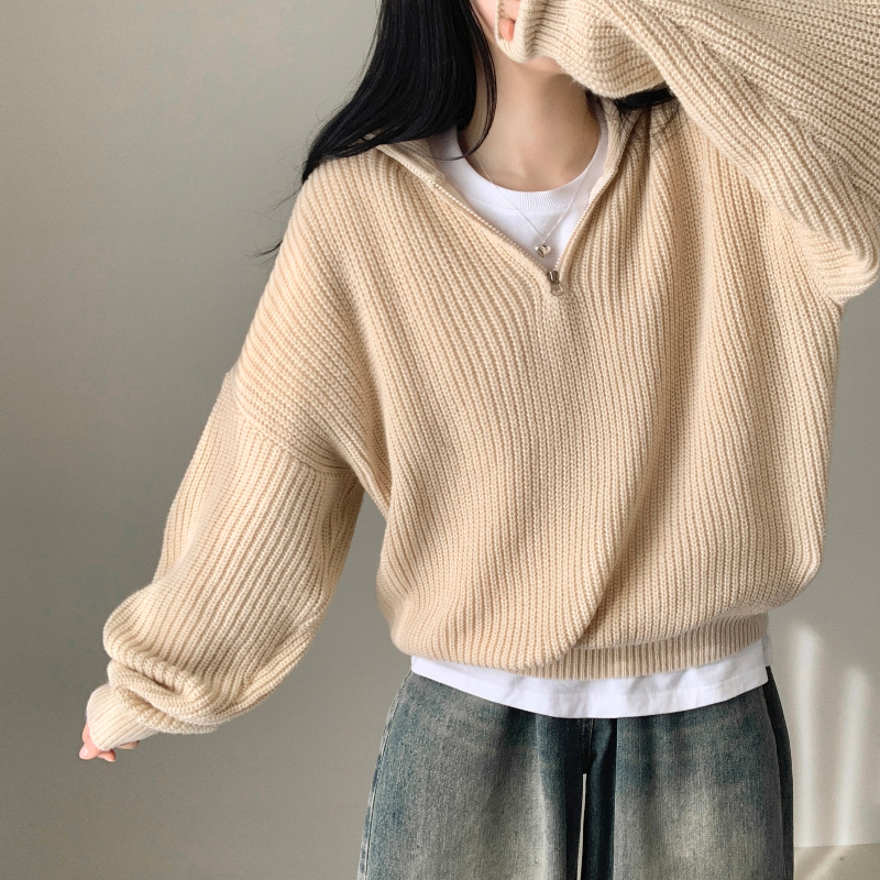 긴팔 티셔츠 모델 착용 이미지-S1L21