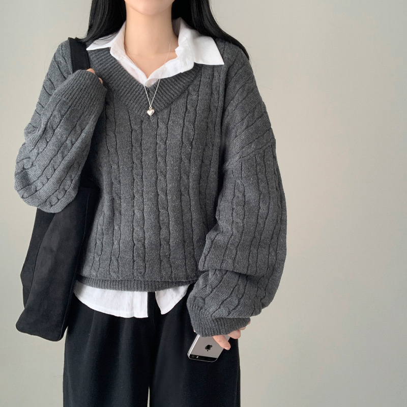 긴팔 티셔츠 모델 착용 이미지-S1L27