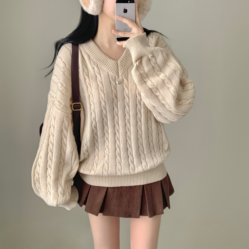 긴팔 티셔츠 모델 착용 이미지-S1L14