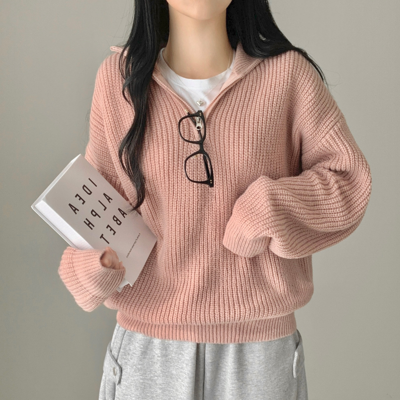 긴팔 티셔츠 모델 착용 이미지-S1L24