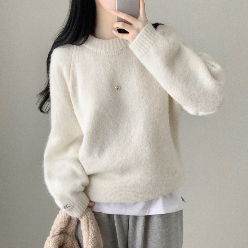 긴팔 티셔츠 모델 착용 이미지-S1L7