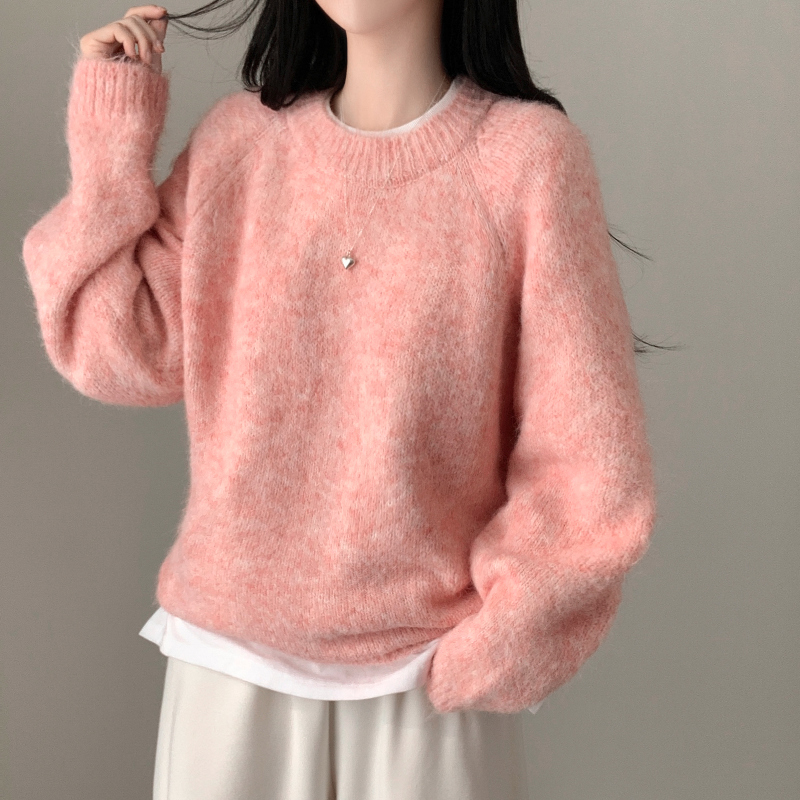 긴팔 티셔츠 모델 착용 이미지-S1L21