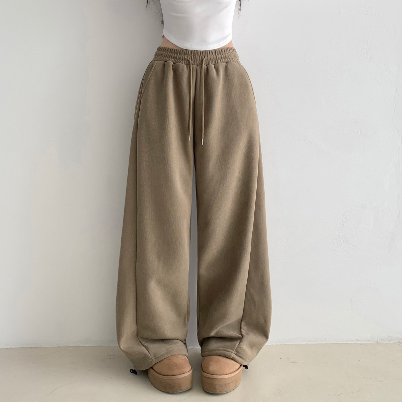 롱 스커트 오트밀 색상 이미지-S1L22