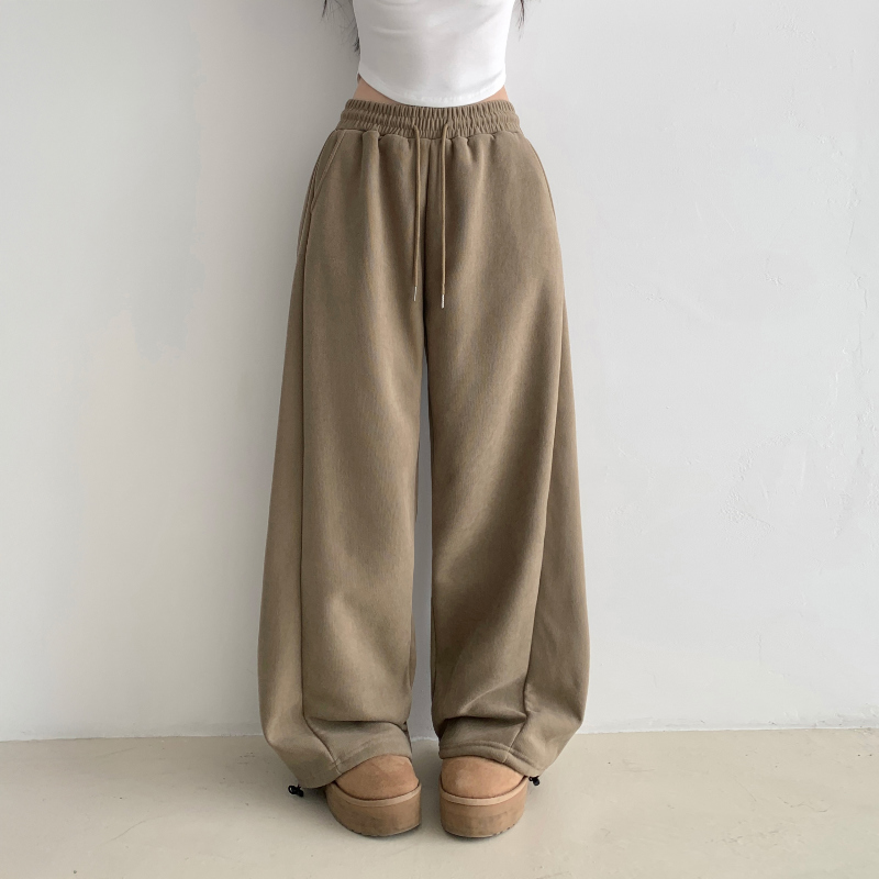 롱 스커트 오트밀 색상 이미지-S1L27