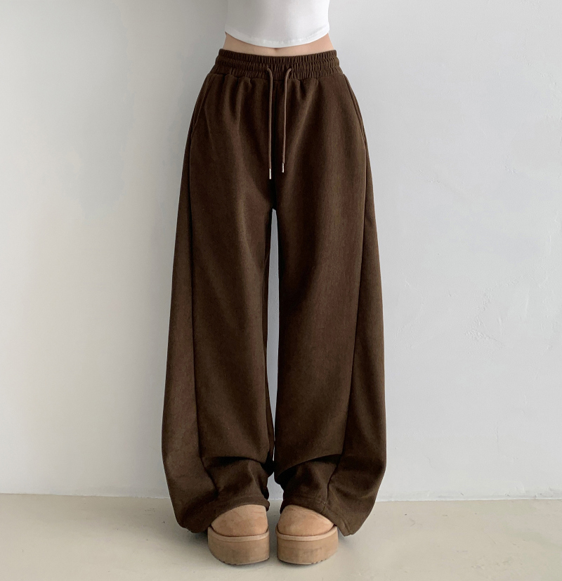 롱 스커트 브라운 색상 이미지-S1L9